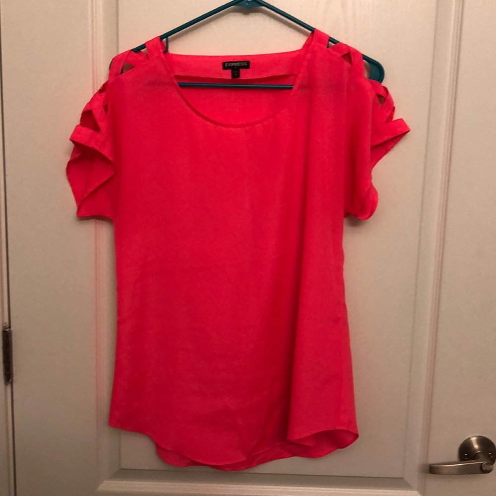Hot pink shirt